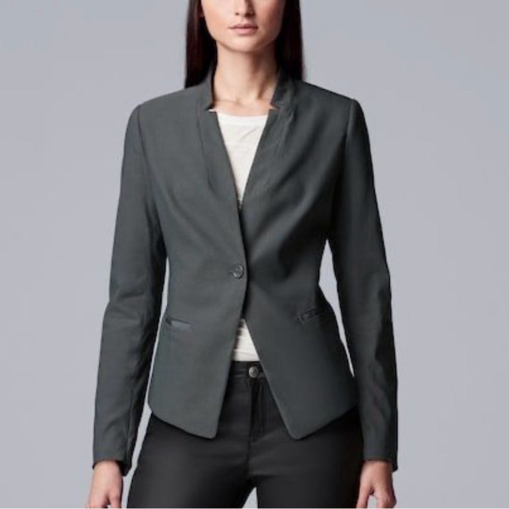 Simply Vera Vera Wang Black Blazer